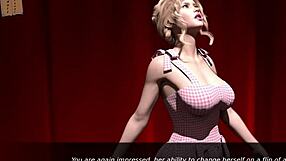 Intriguing 3D Homemade Scene Nursing Back to Pleasure