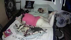 horny stepdaughter says 'daddy, want a quick fuck?' and seduces him with her tits