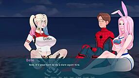 Big tits and a big cock in a naughty game