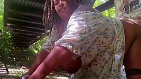 Fucking under the public park bridge