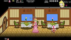 A peek into the life of Peach in a Hentai game called Mario