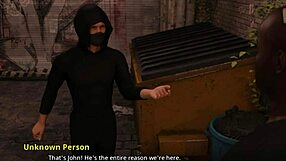 Frankie shows her erotic ass in 3D anime hentai scene with tits