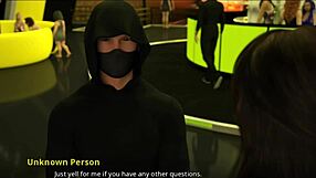 Frankie shows her erotic ass in 3D anime hentai scene with tits