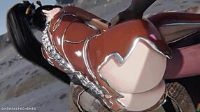 Eve from Stellar Blade Fucked Hard by Huge Dick in Loop