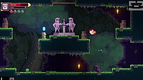 スカーレット・メイデンの実況プレイ パート2 横スクロのローグライク2階層ボスまで攻略開始！