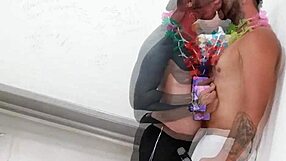 Gay Guy Sucking Big Cock In Bathroom Shower Scene