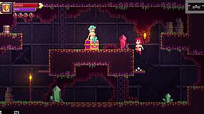 スカーレット・メイデンの実況プレイ パート2 横スクロのローグライク2階層ボスまで攻略開始！