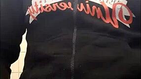 Naughtiness In Gym Bathroom Adrenaline High With Guys - Full Sheer!