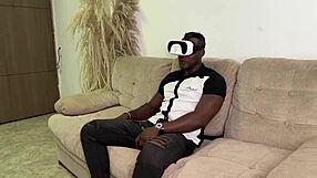 Big dick black guy's VR sex adventure with Colombian hotties