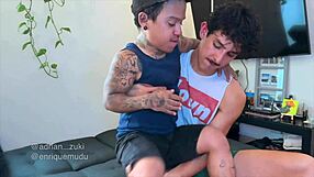 i can’t believe tiny enriquemudu takes adrianzuki’s massive cock in wild latina anal!