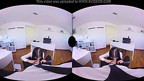 virtualrealporn secretary in 3d office scene