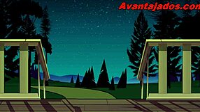 Cartoon Gay Pervertido Da Floresta in Raw Action