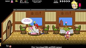 A peek into the life of Peach in a Hentai game called Mario