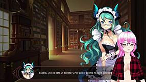 Lin, a garota dragão de gelo, posa na frente do espelho 05