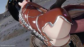 Eve from Stellar Blade Fucked Hard by Huge Dick in Loop