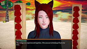 My New Family 431: Teen with Big Ass and Small Tits Plays Game