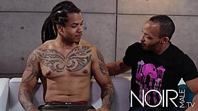 my stepsisters boyfriend is gay and i end up fucking him