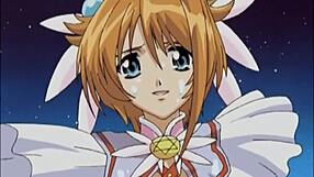 Big titty anime babe enjoys pussy licking session