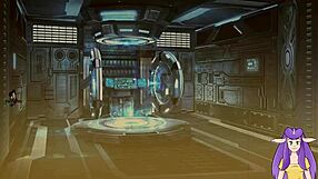 Star Chanel Battles In Space With Brunette Princess