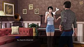 pine falls 16 with big tits in game