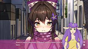 Ninja-themed anime porn with big-boobed Asian heroine