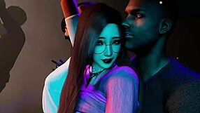 lusful student gets wild at club in 3d animation. what’s her next move?