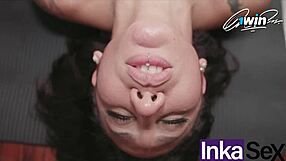 Latina Wife Cheats On Cuckold Husband During Massage While He Reads Magazine.