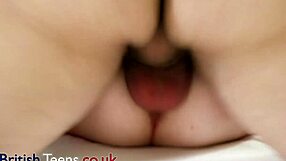 real british 18 year old fucks hard with cum and orgasm