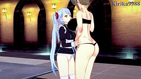 Sagiri And Chitose Intense Lesbian Play