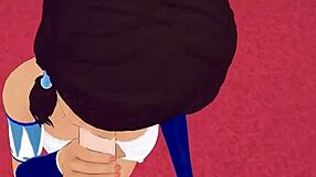 Avatar korra's animated blowjob scene