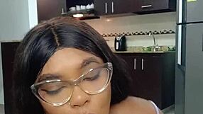 Stepsister teaches Russian handjob to amateur Colombian teen