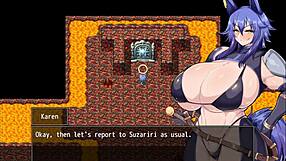 Horny adventurer Karen discovers friend's true intention and breaks curse