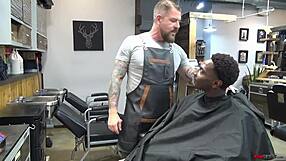 i am rocco steele engaging in bareback activity with romance in the barbershop