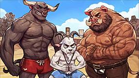 Beach Fun Turns Into Threesome In Hentai Game