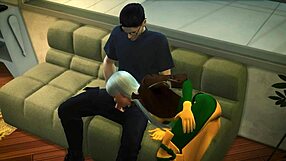 mystique in 3d hentai preview