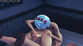 Re Zero hentai, wanna see Rem in hard Japanese action?