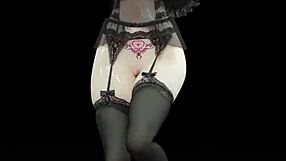 weak sound naked dance in tiktok style mmd pure dance for 3d adult anime