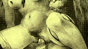 i love these vintge erotic cartoons!