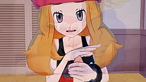 hey clemont, after 20 years you finally found serena as your bride in pokemon 3d hentai?