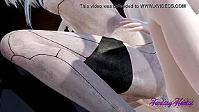 A2 Hard Sex and Receives Multicum in Nier Automata Hentai