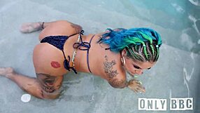 Lovely Latina Spanish Barbie Oiled And Fucked In The Pool With Big Tits