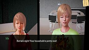 Blonde Hentai Family Ass Fun