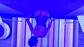 Secret Neighbor Encounter While Hubby Sleeps in Anime!