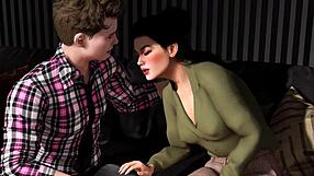 Does Aaron knock up Issa in this baby bump cartoon?