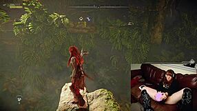 gamer slut forgets cam is on