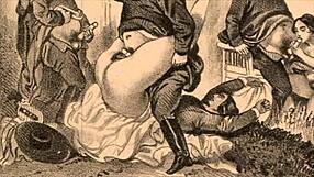 Vintage erotic illustration with classic charm