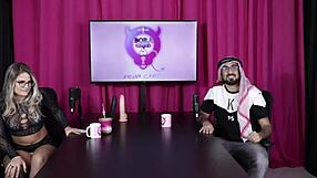 In this compilation, the blonde BEAUTY KISSES, GIVES A BLOWJOB, and gets her PUSSY LICKED after the guest mentions his liberal family background, while her aunt acts superior – Elquer Carlos.