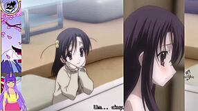 Emotional turmoil in school days hentai