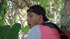 Will Greedy Latino Teens Fuck for Money? Watch Their Outdoor Blowjob Sessions!
