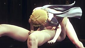 yaoi femboy zelda and link in wild 69 threesome anime action